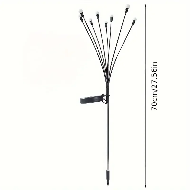 2/4 Stuks 10Leds Solar Tuinverlichting Vuurvlieg Vloerverlichting Buiten Led Verlichting Tuin Decoratieve Balverlichting Voor Tuin Outdoor Decor