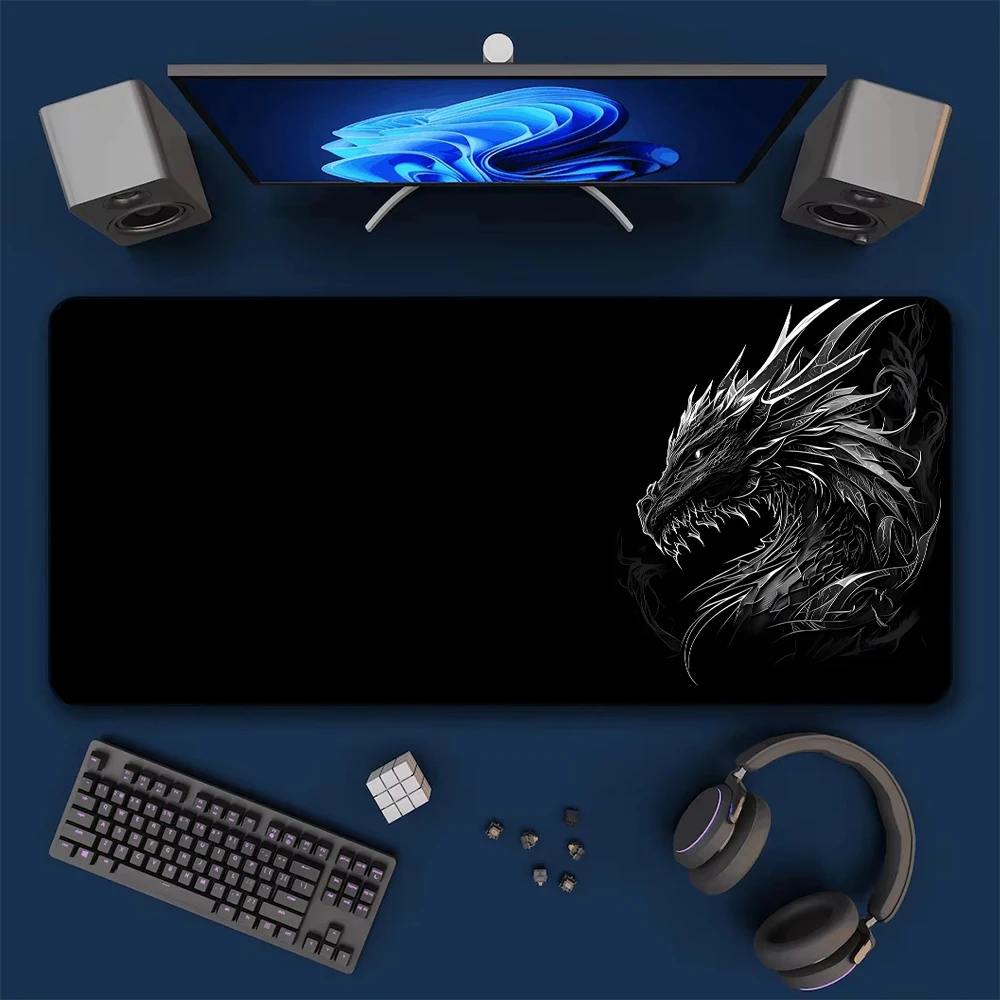 

Dragon mouse pad Gaming mousepad Gamer Mouse Mat Keyboard Mats Desk Pad XXL 90x40cm Desk Mat For Computer 키캡 desk mat