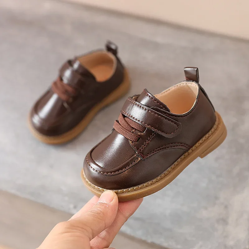 New 2024 Baby Shoes Toddler Boys Girls Soft Bottom Leather Walkers Non-slip Shoes for Kids Comfortable Infant Sneakers Zapatos