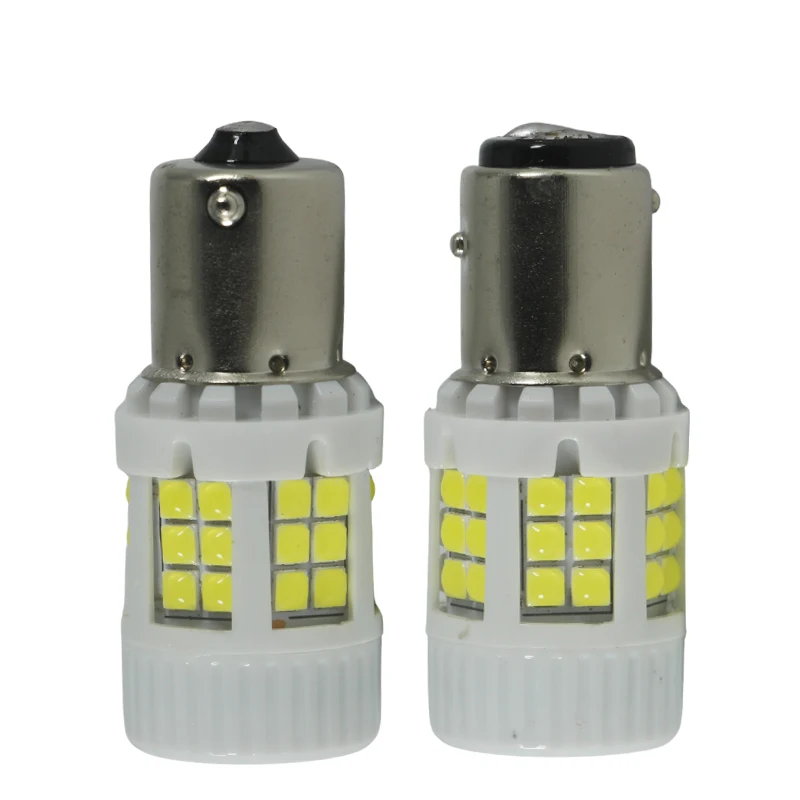 Ampoule Led Interior Light Car 12v 24v P21W 1156 BA15S 1157 BAY15D Super 8W With Fan Auto Turn Signal Lamp Truck Tail Brake Bulb