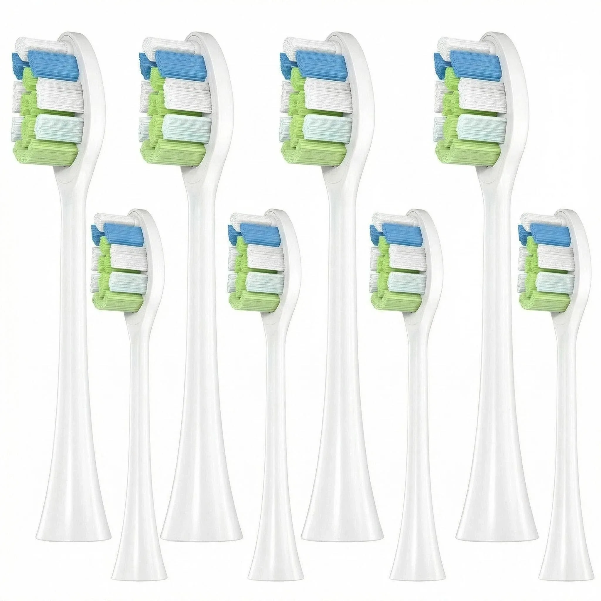 Vervangende tandenborstelkoppen compatibel met Philips Sonicare elektrische borstelkop HX6511/9352/6730/3216/3226/3210/9362/6322 enz.