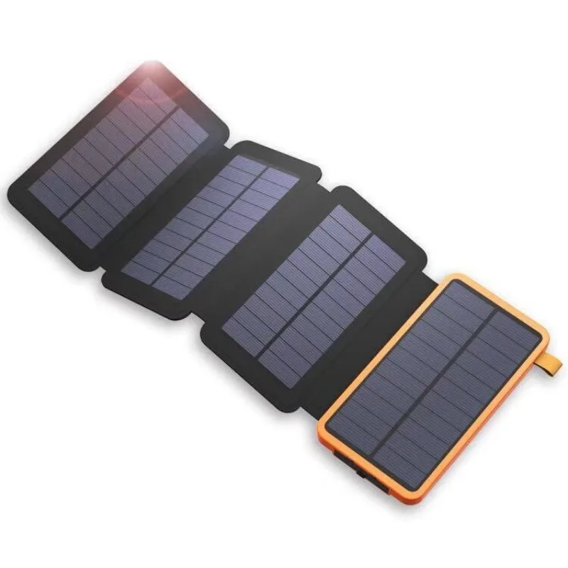 Banco de energía solar plegable 20000mAh con iluminación exterior