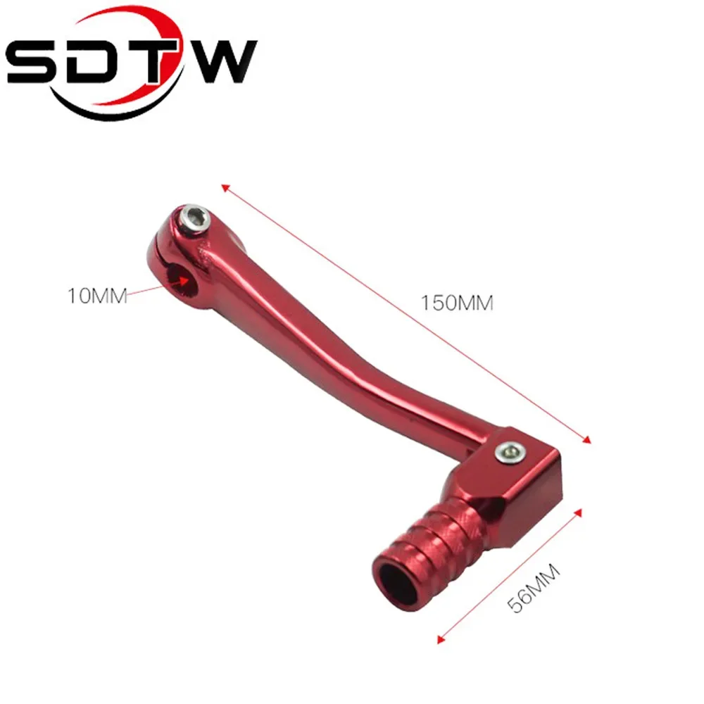 SDTW CNC Universal 10-11mm Motorcycle Folding Aluminum Gear Shift Lever Fit For 50/110/125/150/250cc ATV Dirt Bike Pit Bikes image 3