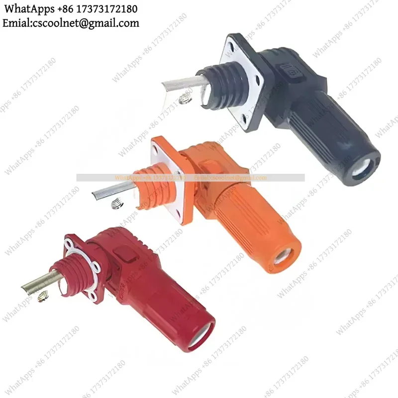 JS01 350A Copper Busbar Energy Storage Connector Single Core High Current Terminal Block Wall Mounted Power Output Plug