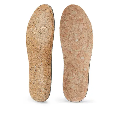 Adult Cork Orthopedic Insoles Flat Foot Arch Support Pad Foot Varus Valgus Xo Shaped Leg Correcter Cushioning Sports Insoles