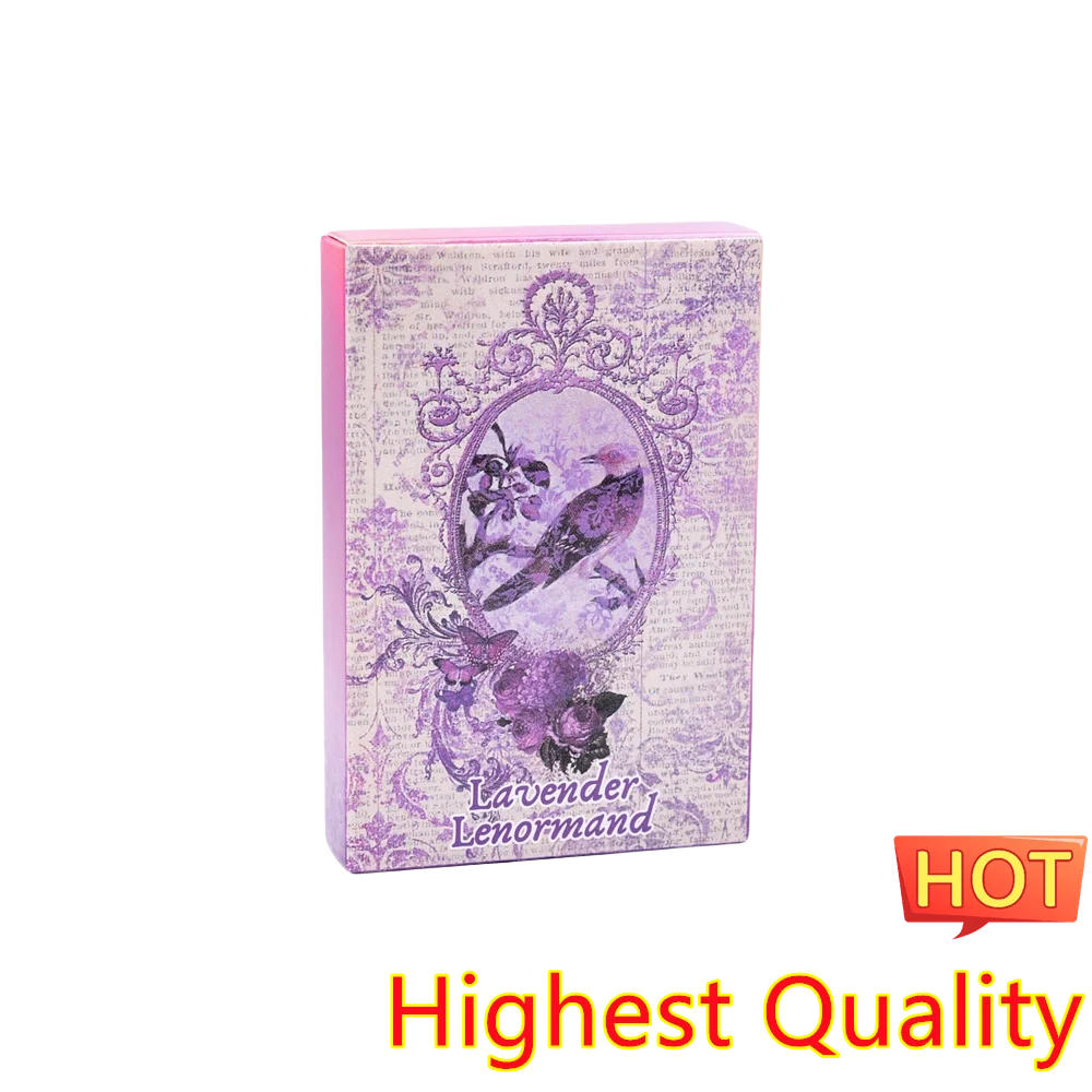 Divination  Lavender Lenormand Tarot Card Sorcery Decks Card Games  Magic Tarot Cards Oracle Card