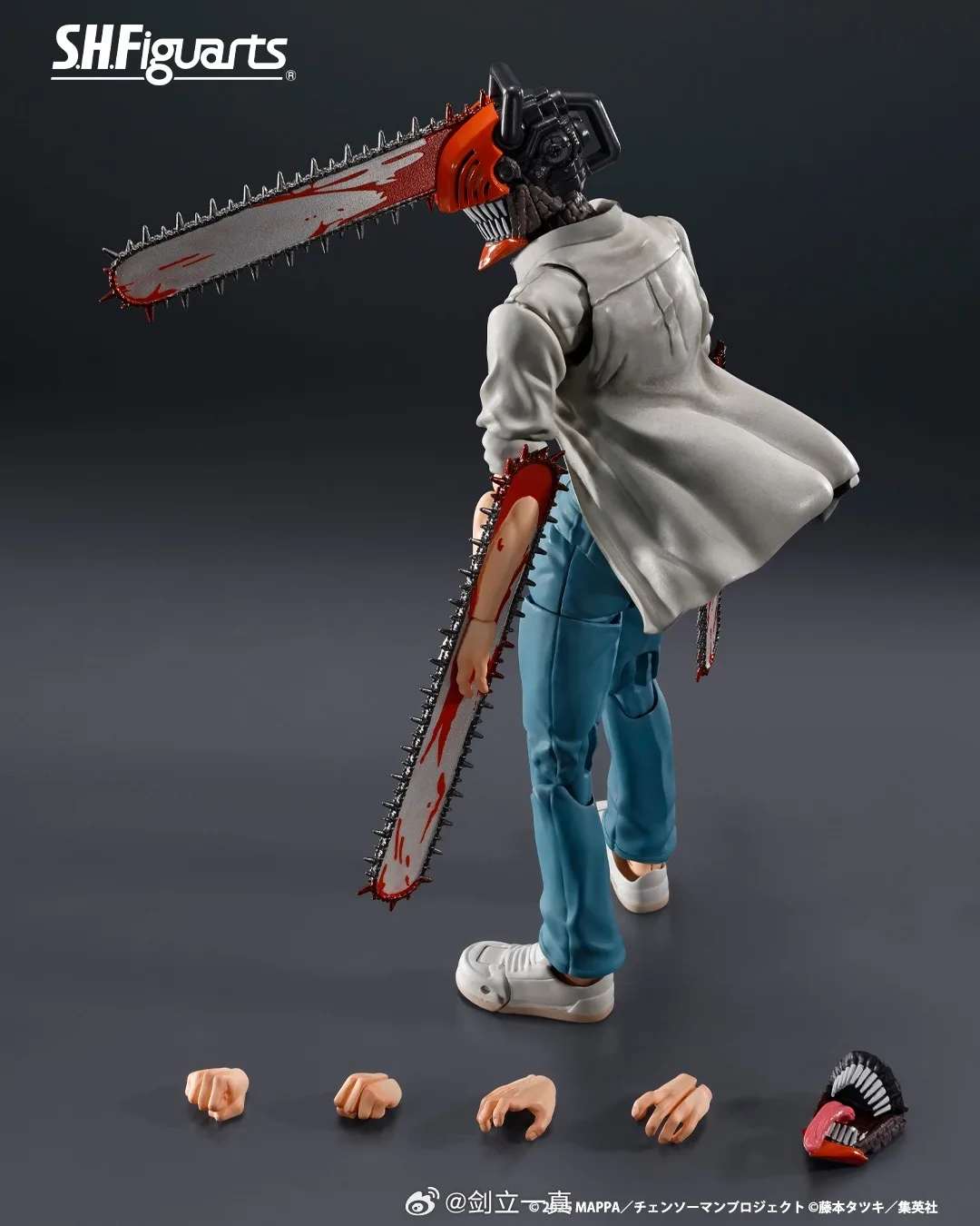 

Original Bandai S.H.F Denji Chainsaw Man The Movie Reze Arc Anime Figure Action Figure Collectible Toy Model Gift For Fans