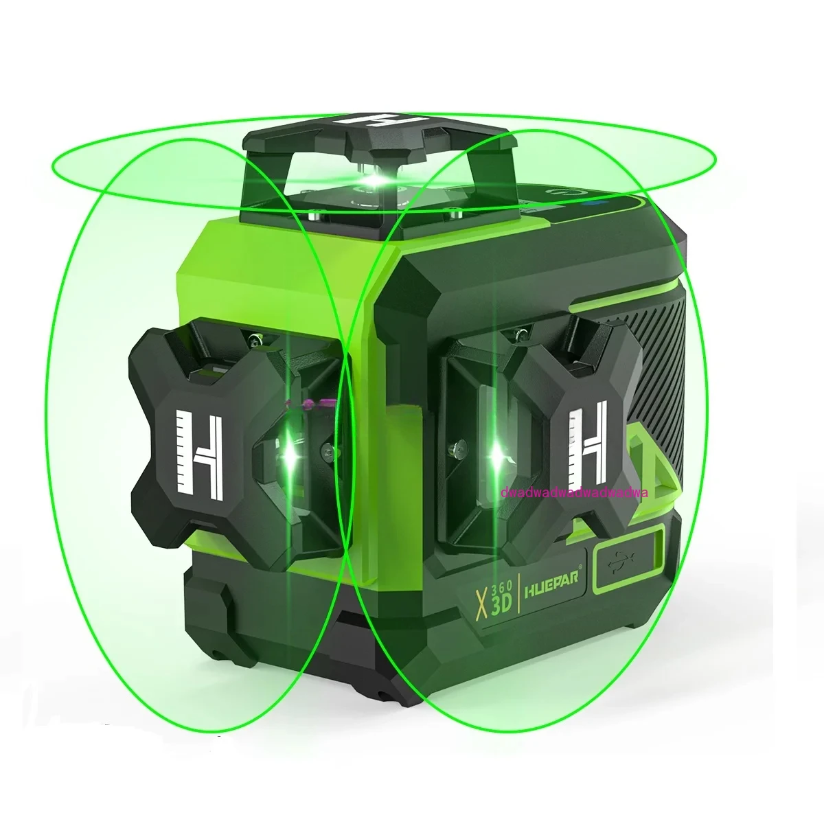 

2024 Huepar Z03CG Laser Level 12 Line Green 3d 360 Tool With LED Display And Rechargeable Battery