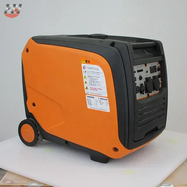 Tragbarer digitaler 4000 W 4 kW 3500 W Fernstart-Generator / 3,5 kW reiner Sinus-Benzin-Silent-Elektro-Inverter-Generator