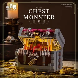 Harry Potter Monster Chest Building Blocks Mechanism Adventure Treasure Chest Model Puzzle MOC Bricks Toys For Kid Adult Gift