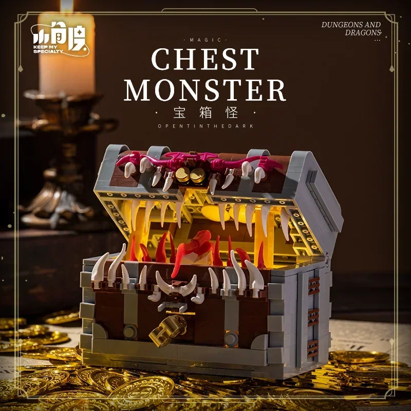 Harry Potter Monster Chest Building Blocks Mechanism Adventure Treasure Chest Model Puzzle MOC Bricks Toys For Kid Adult Gift