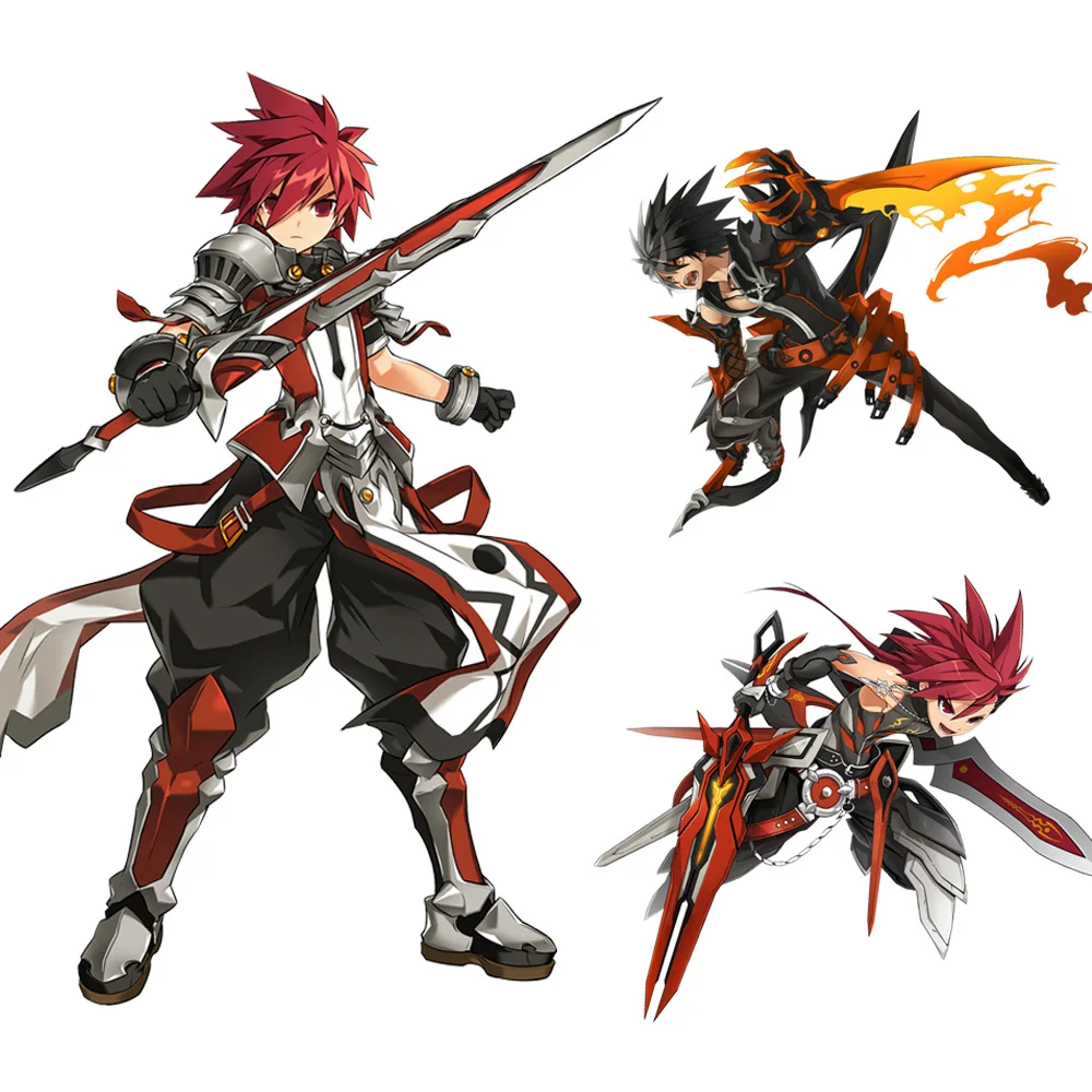 

Game Anime Car Sticker ELSWORD Stickers Assassin HD Poster Motorcycle Off Road Decorative PVC