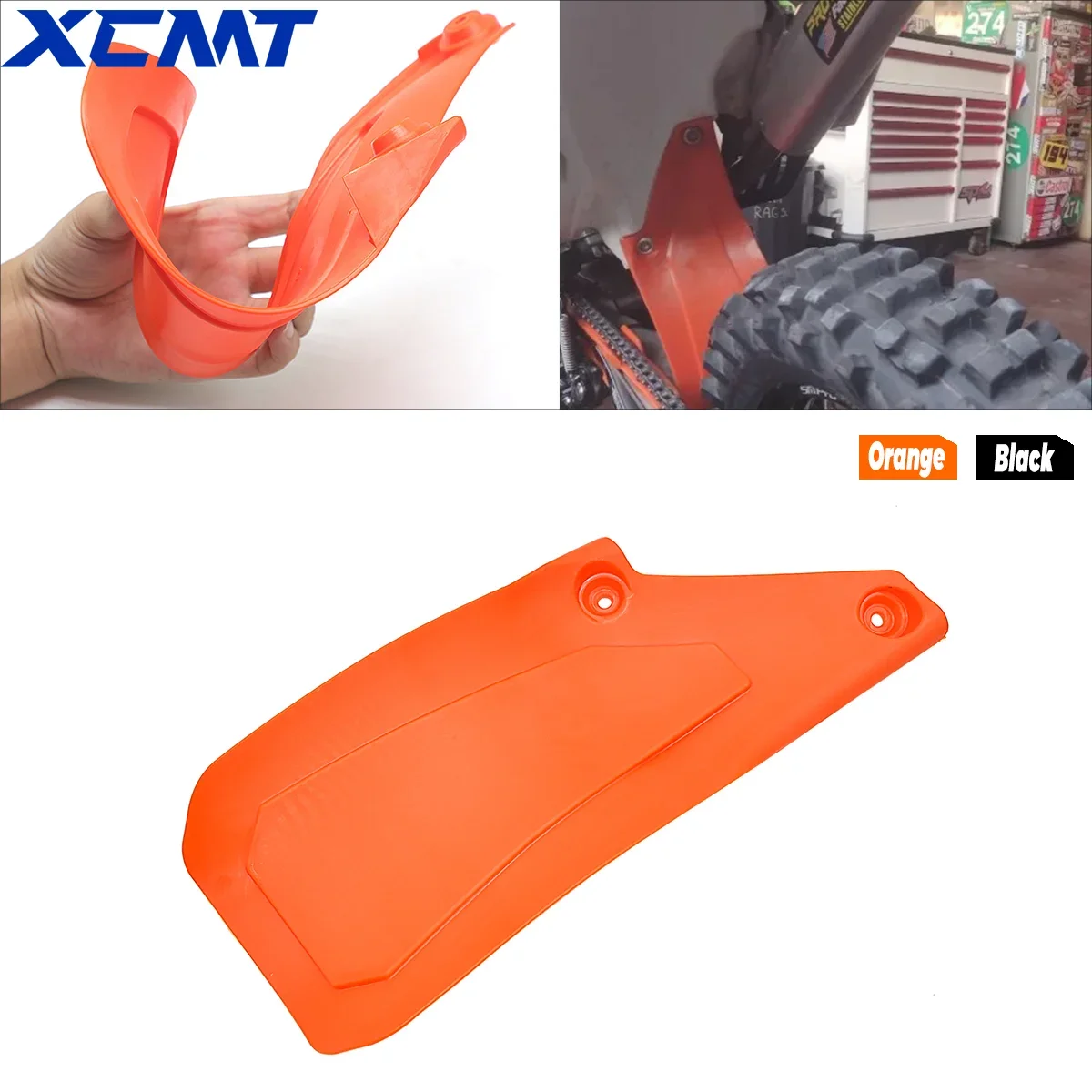 Motorcycle Mud Flap Rear Rubber Fender Mudguard Cover For KTM EXC EXCF SX SXF XC XCF XCFW 125 150 250 300 350 450 500 2016-2022