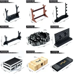 Suporte de Arma Anime para Meninos, DIY Displays Stand, Modelo Gun Knife, Espada Samurai, Titular Katana, Universal Frame Game Tool Box, Presente Brinquedos