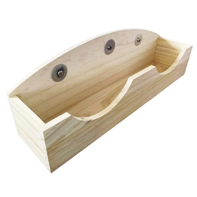 

Wooden for Hay Feeder for Guinea Pig Rabbit Feeder for Hay Feeder for Cage Bunny Chinchilla Small Animals Feeder Bowls