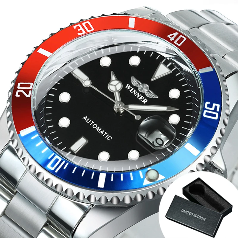 Men's Classic Mechanical Watch, Luxury Brand Design