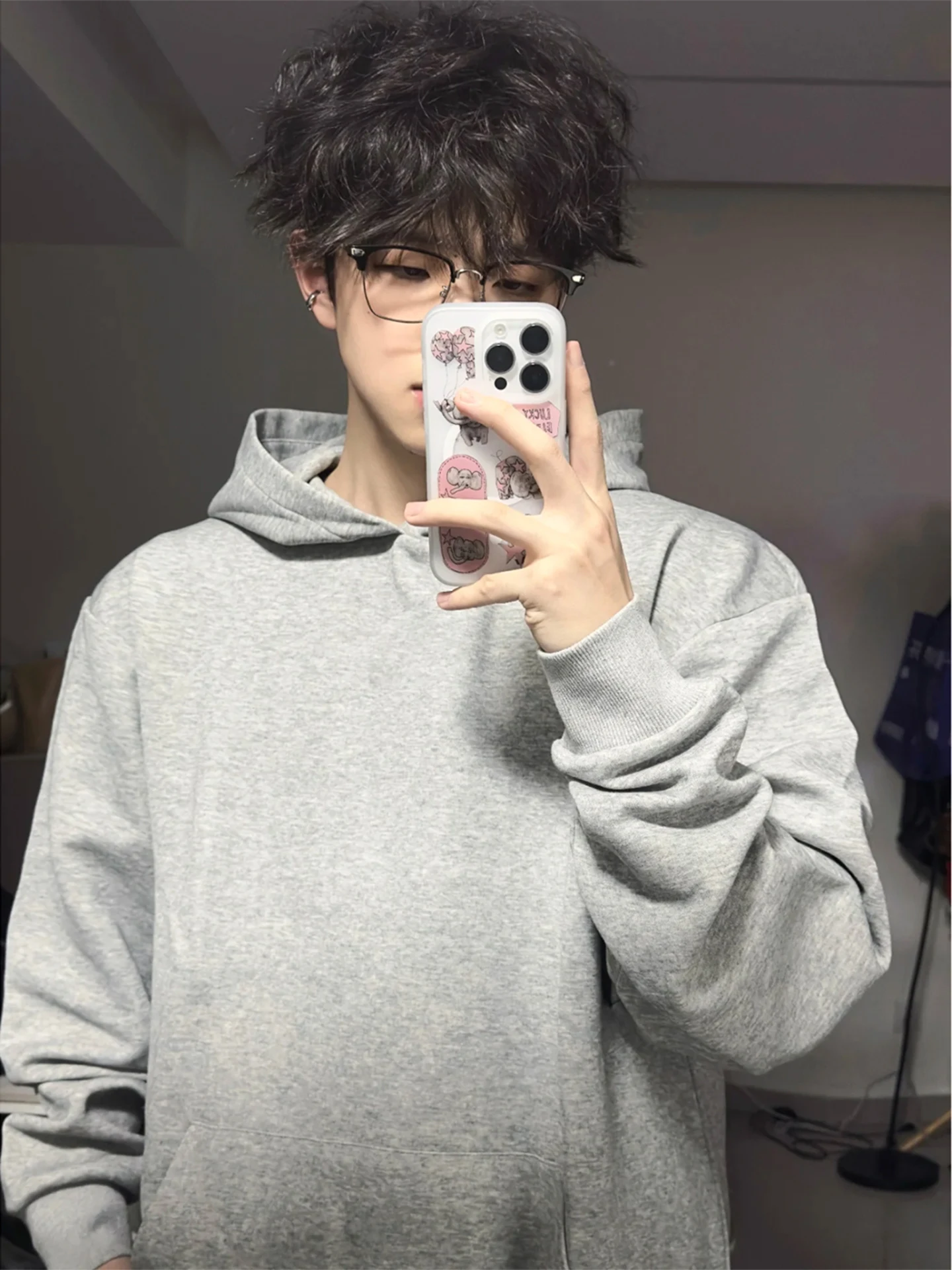 Men's Hoodie Sweatshirt Thickened Fleece Lined High Street Style Jacket Warmth Guaranteed Autumn Winter Essential Casual Wear