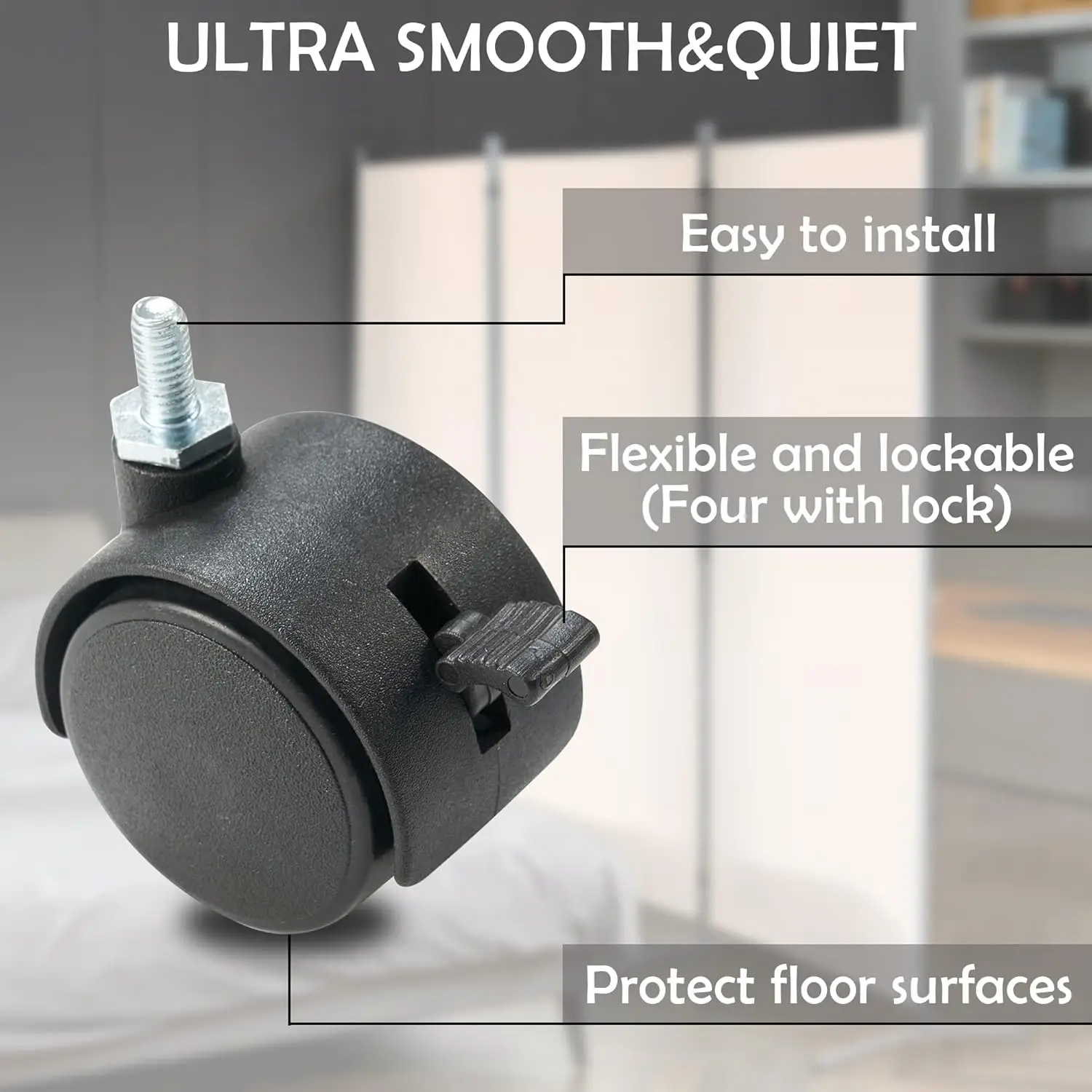 مقسم غرفة دوارة مكون من 3 ألواح، شاشة خصوصية قابلة للطي للمكتب والغرفة والمطعم - بيج #2