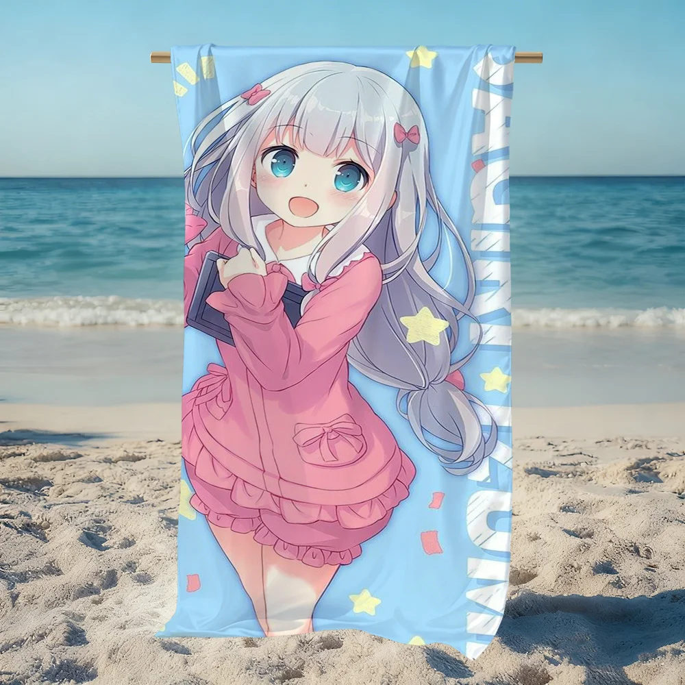 Anime Izumi Sagiri Towel Beach Quick Dry Soft Pool Towels Gift for Travel Gym Shower Camping sports