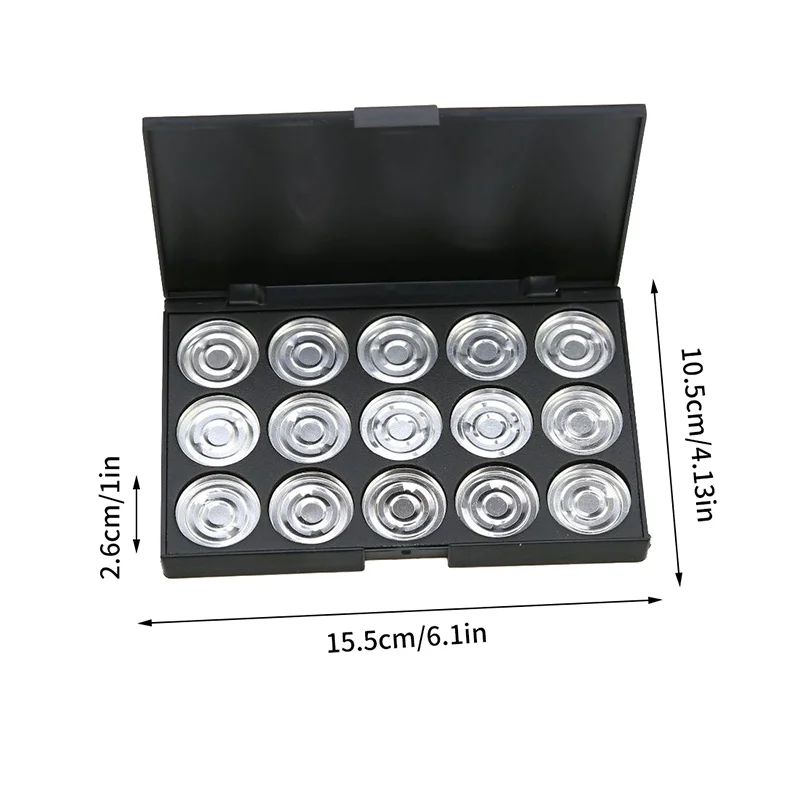 Professional Empty Magnetic Palette Holder Box for Eyeshadow Powder Blush Makeup Case