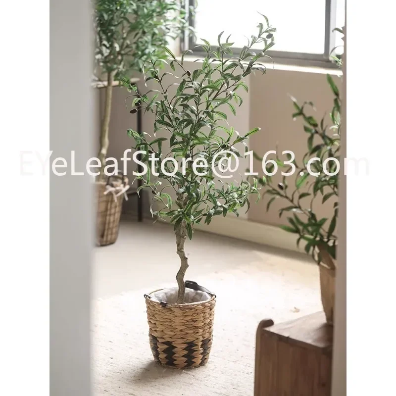 Simulation Olive Tree Fake Trees Within Living Room Floor Stand Decoration