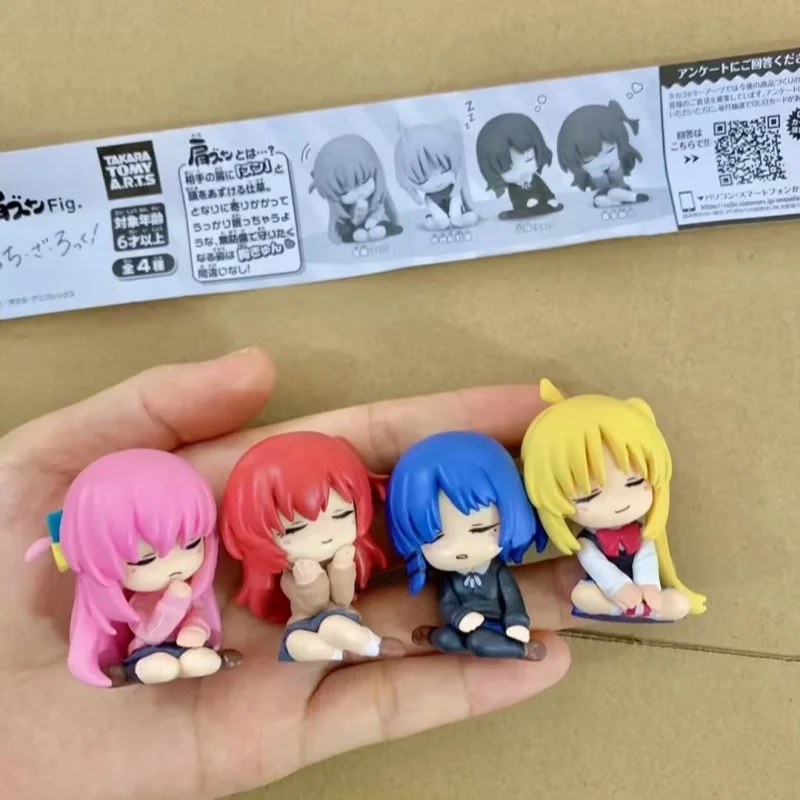 

MAN WORLD Bocchi The Rock Chibi Sitting Figures Blind Box Hitori Gotoh Ryo Yamada Ikuyo Kita Nijika Ijichi Desk Decor Otaku Gift