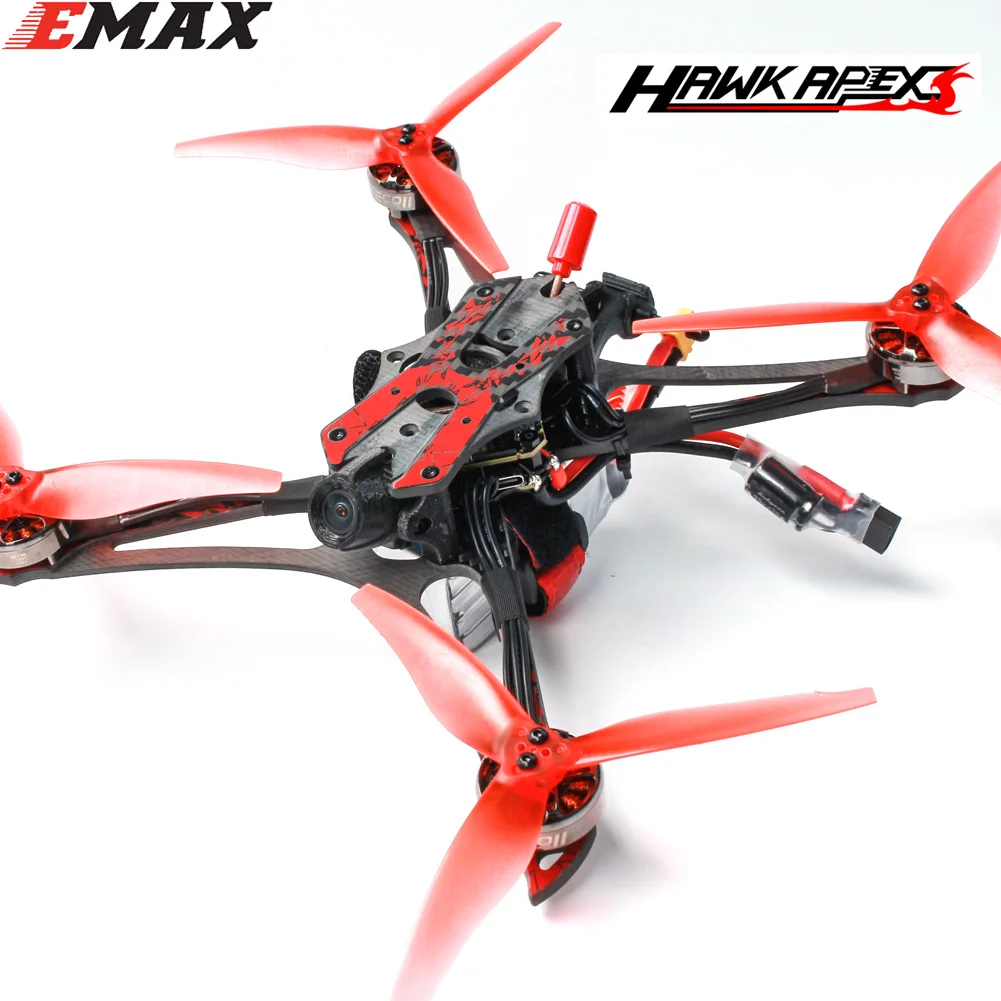 

Emax Hawk Apex FPV Racing Drone STM32F722 4IN1 25A ESC 3.5inch 5inch BNF PNP Quadcopter Runcam Nano HDZero Drone 720p Camera