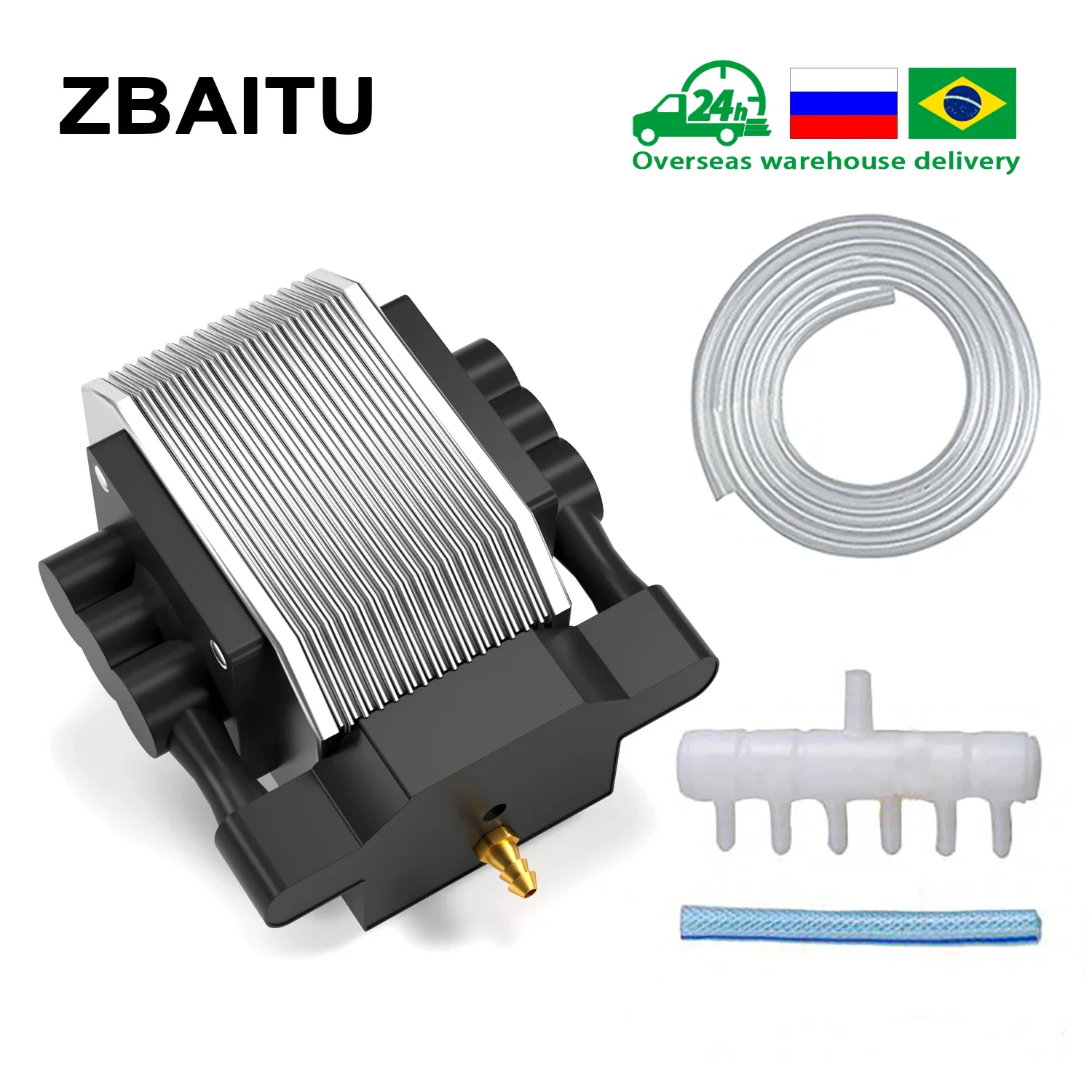 Compressor de ar magnético elétrico para máquina de corte e gravação a laser zbaitu eair, bomba de ar, aquário e sistemas hidropônicos