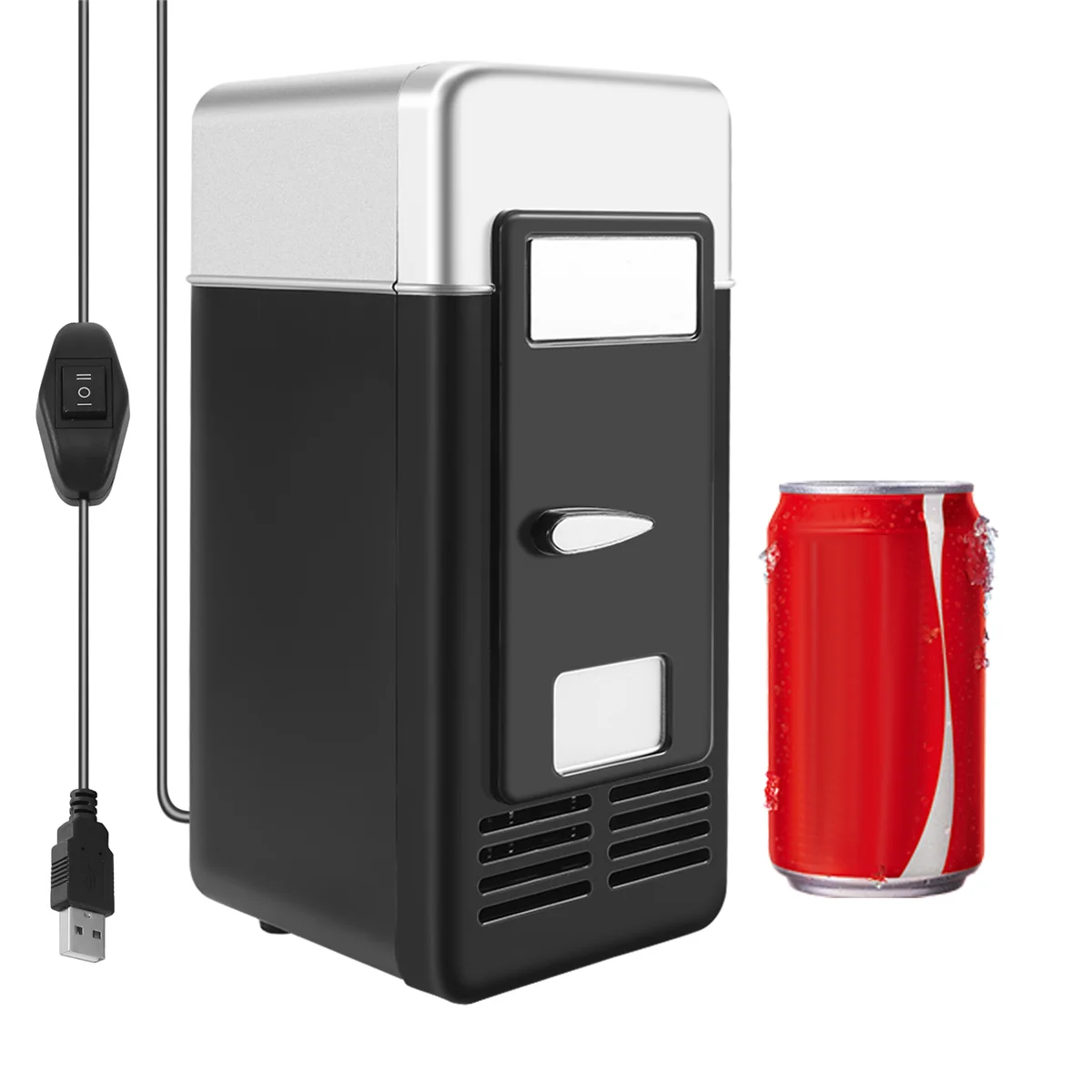 Usb Mini Fridge Cold Drop Shpping Freezer Usb Mini Fridge Small Portable Soda Mini Refrigerator For Car Black