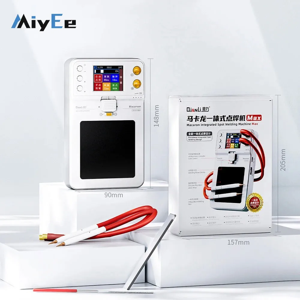Qianli Macaroon Max Spot Welding Machine Pulse Spot Welder for Mobile Phone Battery Soldering Repair