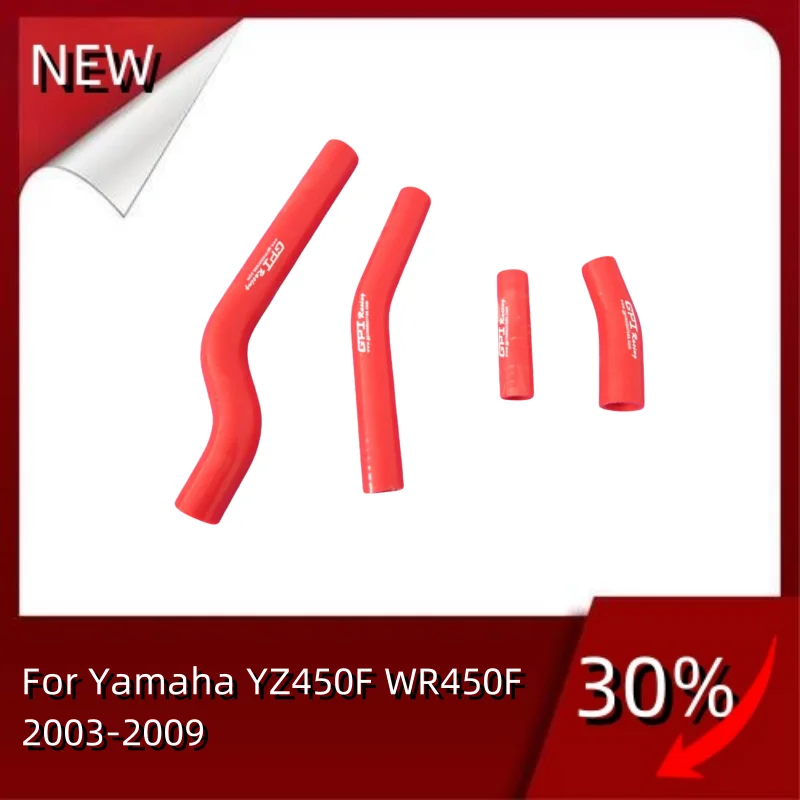 

For Yamaha YZ450F WR450F 2003-2009 YZ WR 450 F Silicone Radiator Hose Pipe Tube Kit 2003 2004 2005 2006 2007 2008 2009