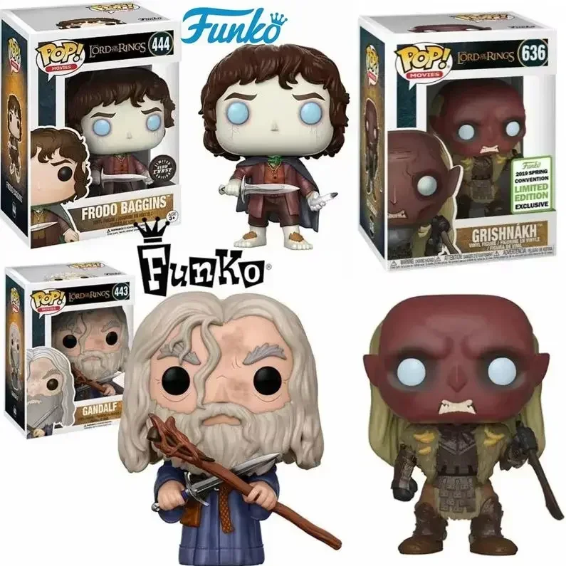 Funko pop The Lord of LEGOLAS 628# 13# GANDALF 45# 443#  the Rings Greenleaf 46# AZOG 48# BAGGINS Figure Collectible Model Toy