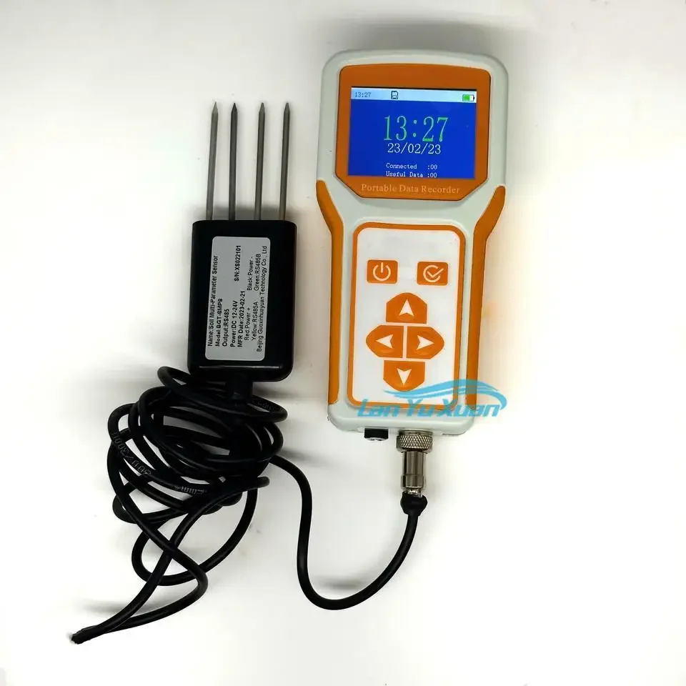 Portable 7 in1 Integrated Soil Nutrient Tester   PH Analyzer  NPK Sensor with Data Logger