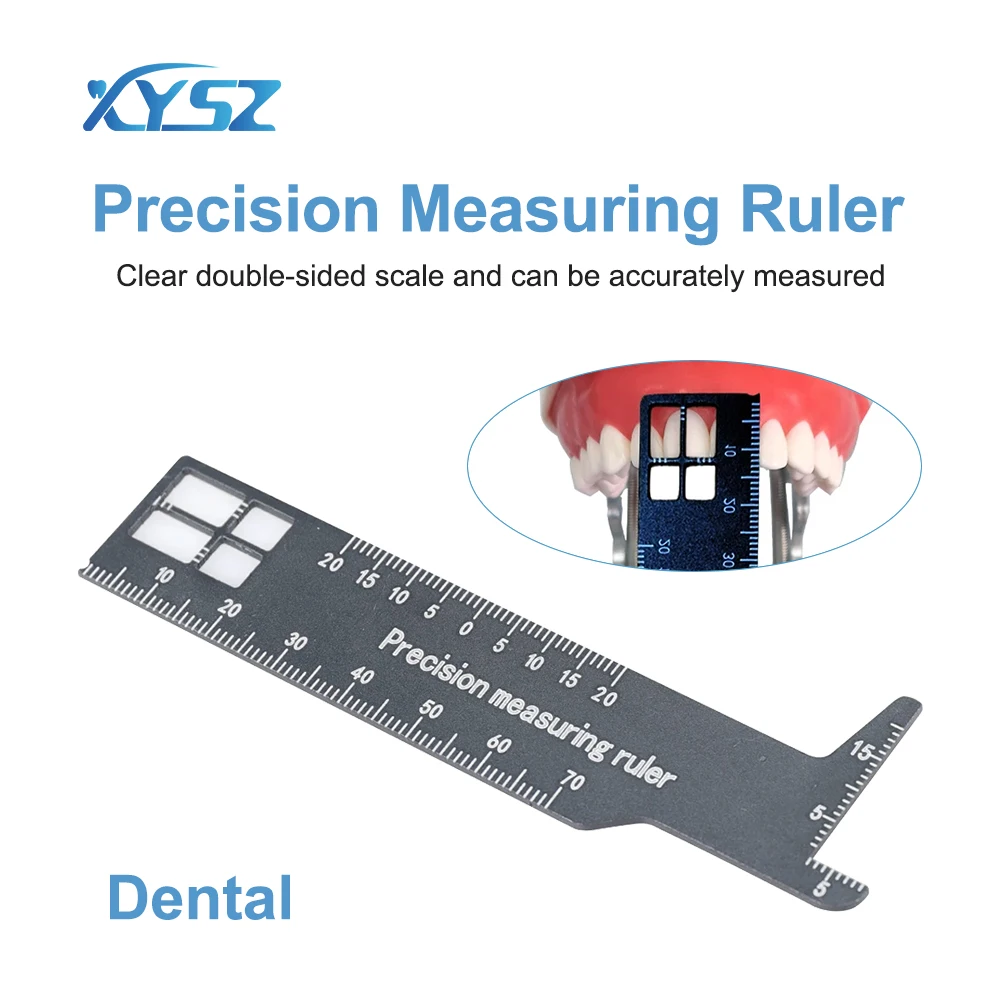 

XYSZ Dental Precision Measuring Ruler Tooth Gap Photography Medical Tool Span Measure Scale Endodontic Instruments