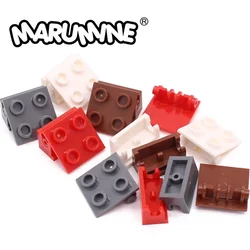 Marumine 30PCS MOC Technology Bricks 1x2 Rocking Plate & Rocker Bearing Hinge 3937 6134 Compatible Building Blocks Bulk Parts