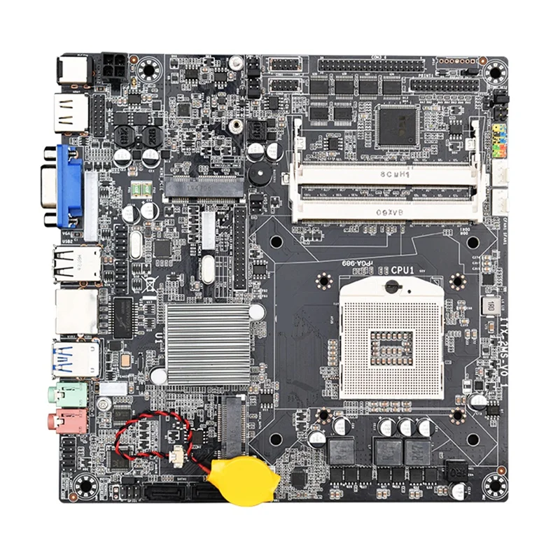 

HM65 Mini ITX Motherboard for i3 i5 i7 Desktop SATA DDR3 Mini Host/HTPC/ Radio/Advertising Machine With LPT/COM Print Interface