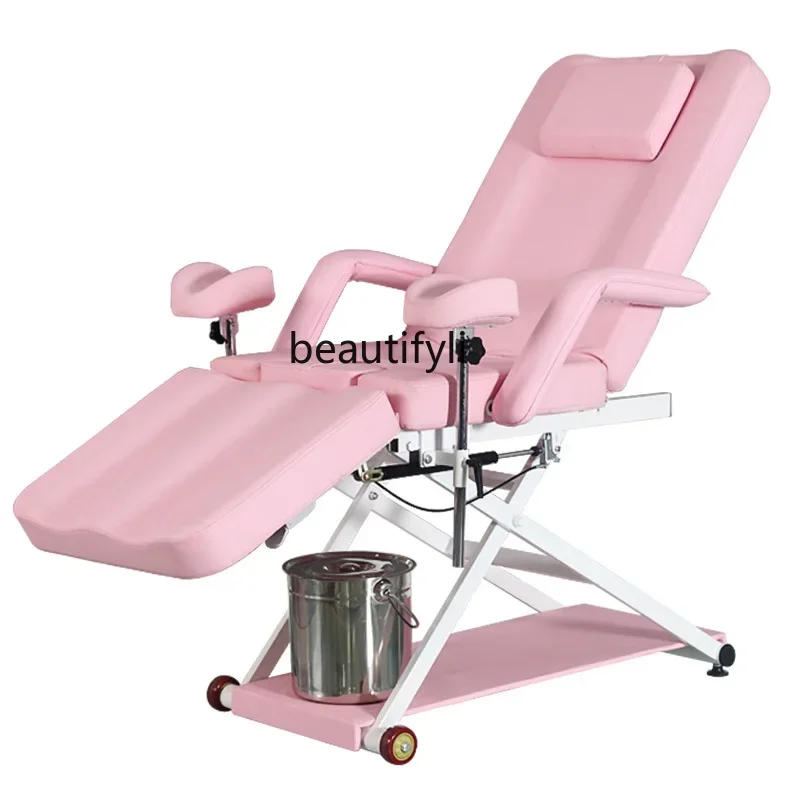 

LJYLetto per visita ginecologica medica Letto per test privato Letto di bellezza elettrico pieghevole multifunzionale