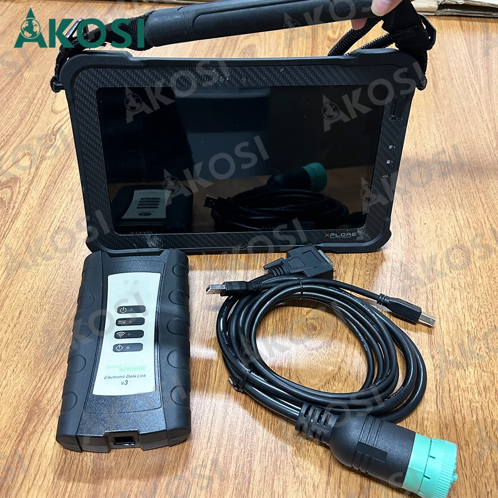 V5.3 AG CF Electronic Data Link V3 Service EDL V3 for agricultural construction equipment diagnostic tool+Xplore tablet ready