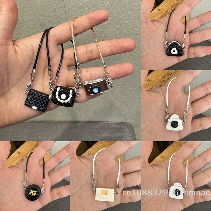 

[ZYAS]Doll Mini Bag Dress Up Plush Toy For 15/17cm Doll Accessories Dollhouse Hanging Neck Accessories Schoolbag Pendant