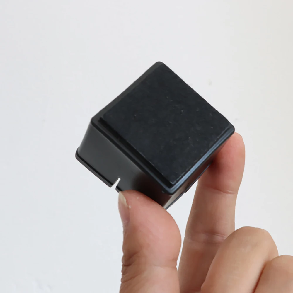 أغطية قدم للطاولة والكراسي من مادة PVC باللون الأسود، أغطية قدم للأثاث هادئة ومتينة، أغطية حماية سميكة مقاومة للاهتراء ومضادة للانزلاق #5