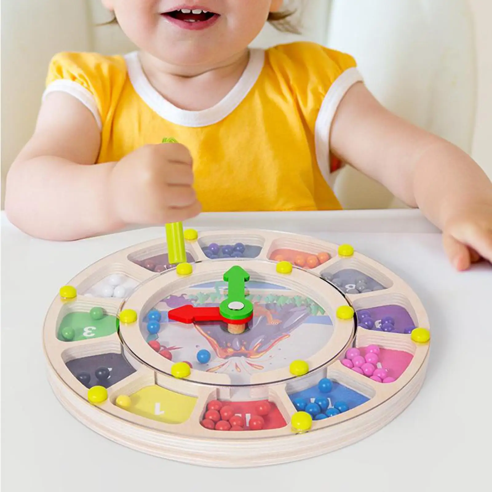 

Часы сортировки цветов, образовательный лабиринт цветов и цифр для маленьких девочек и мальчиков