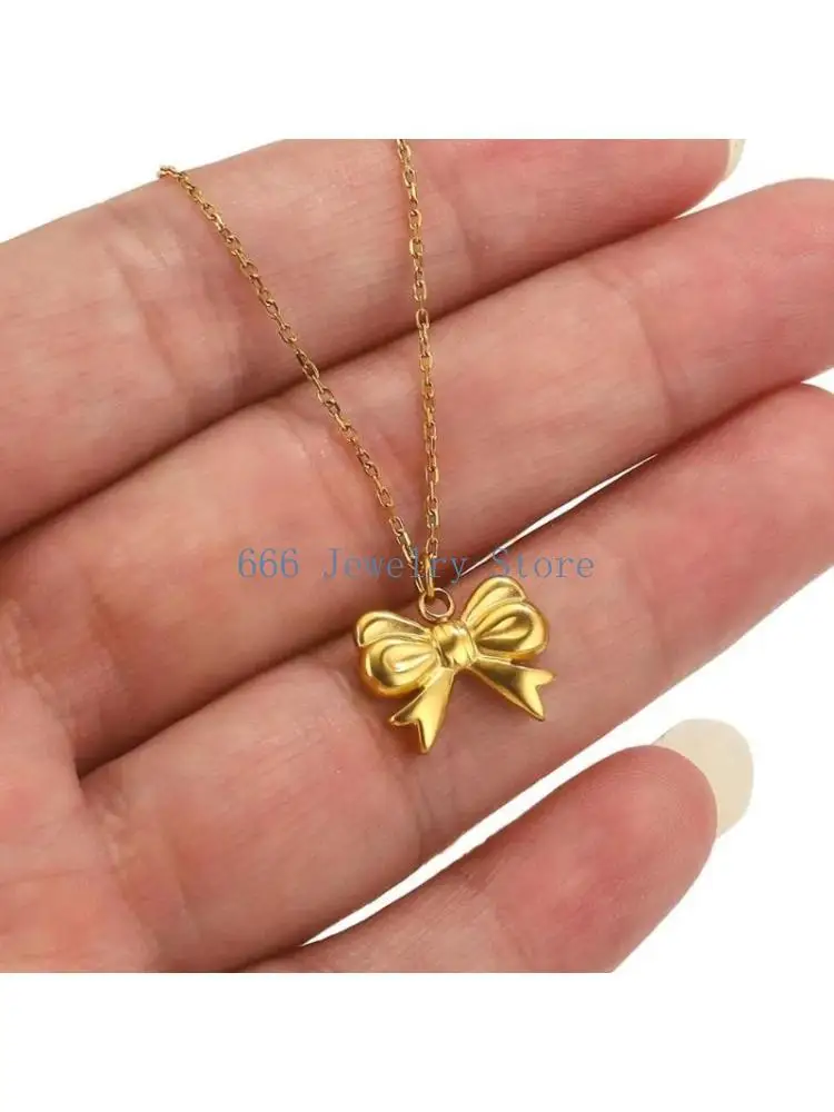 

F2TD Set of 5 Bowknot Pendants Necklace Pendant Craft Accessories Jewelry Pendant for Unique Jewelry and Craft Projects