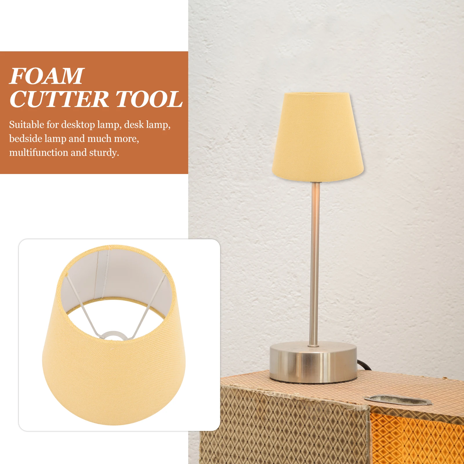 

Sturdy Conical Round Lampshade 1PC Small Household Light Cover for Bedroom Hotel Table Desk Lamps Cloth Iron Design