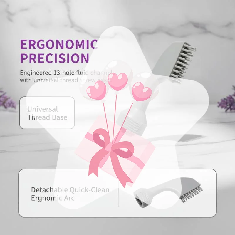 Hair Dye Applicator Comb Refillable Dispensing Brush Leakproof Hair Coloring Tool for Home Salon DIY Hairdressing