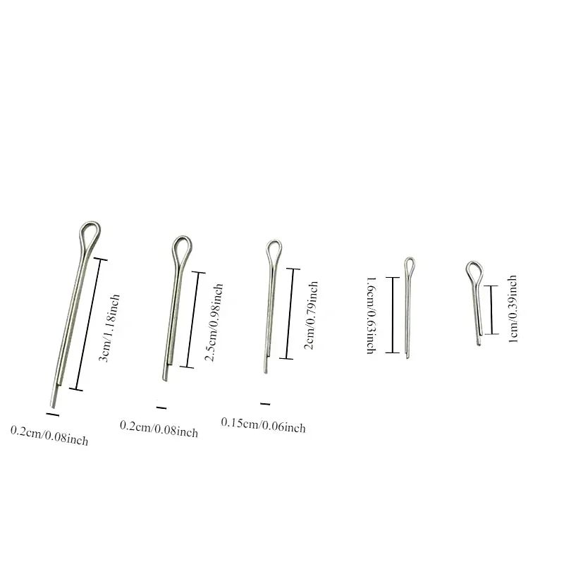 175/350pcs Cotter Pin Set - Guaranteed Secure and Reliable Connections!