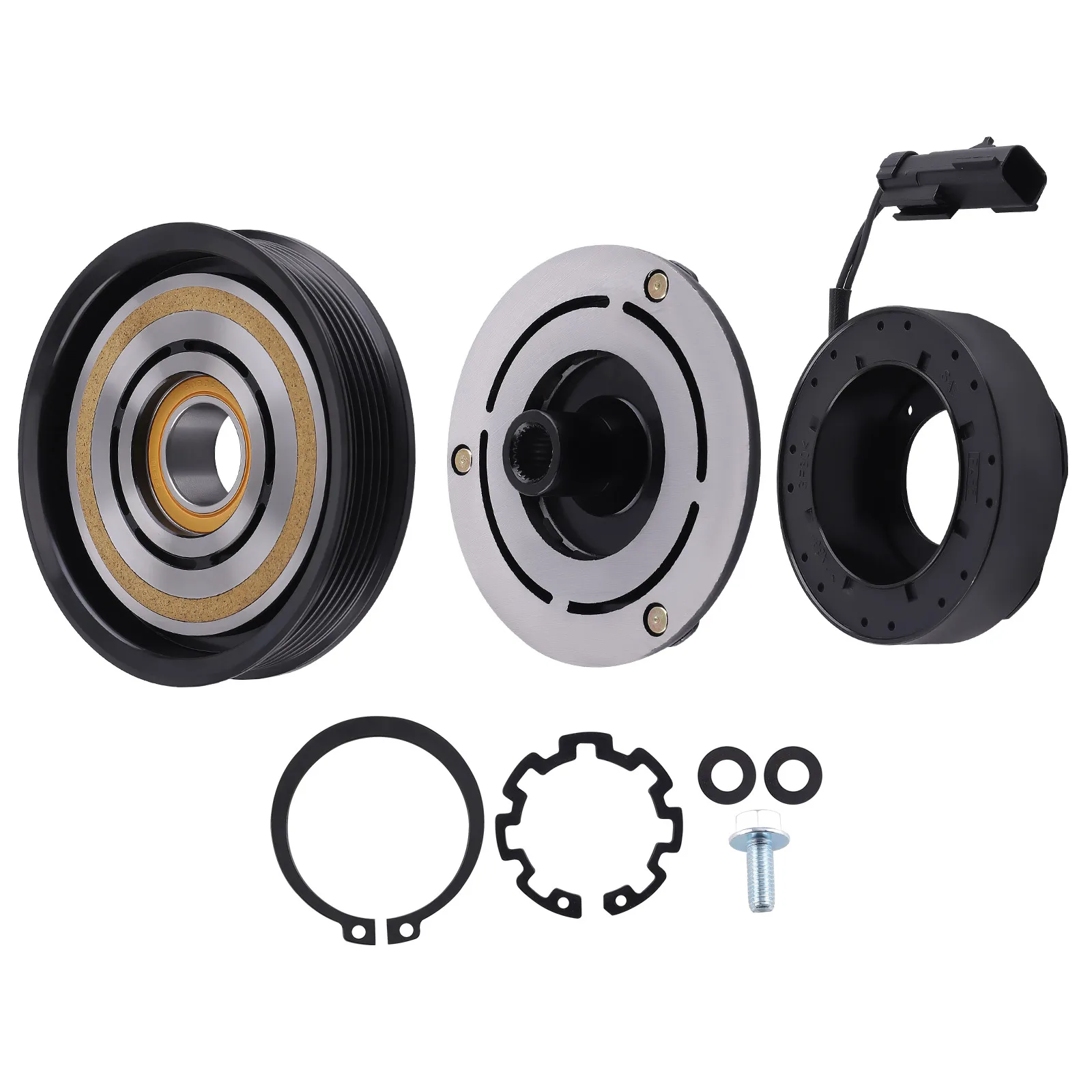 

AC Compressor Clutch Kit For Dodge Dakota 3.7L 4.7L 2004-2007 6 Groove new