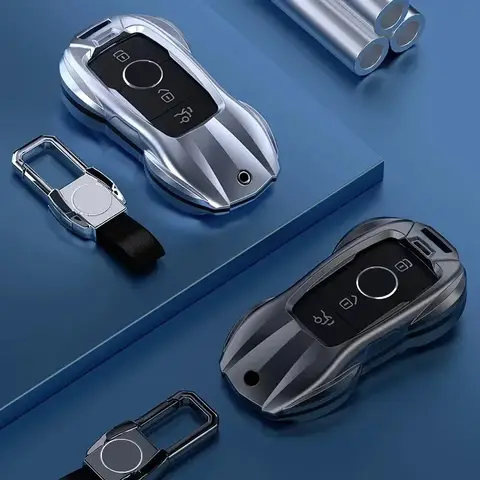 메르세데스 벤츠 키 케이스 C E A B S 클래스 GLE GLA GLB GLC GLS AMG W176 177 203 204 205 211 212 체인 쉘 키 체인에 적합