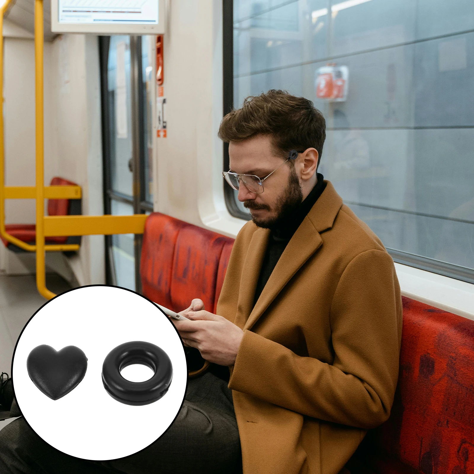 

Glasses Anti-slip behind Ear Drag Comfort Grip Drop Comfortable Eyeglass Hooks