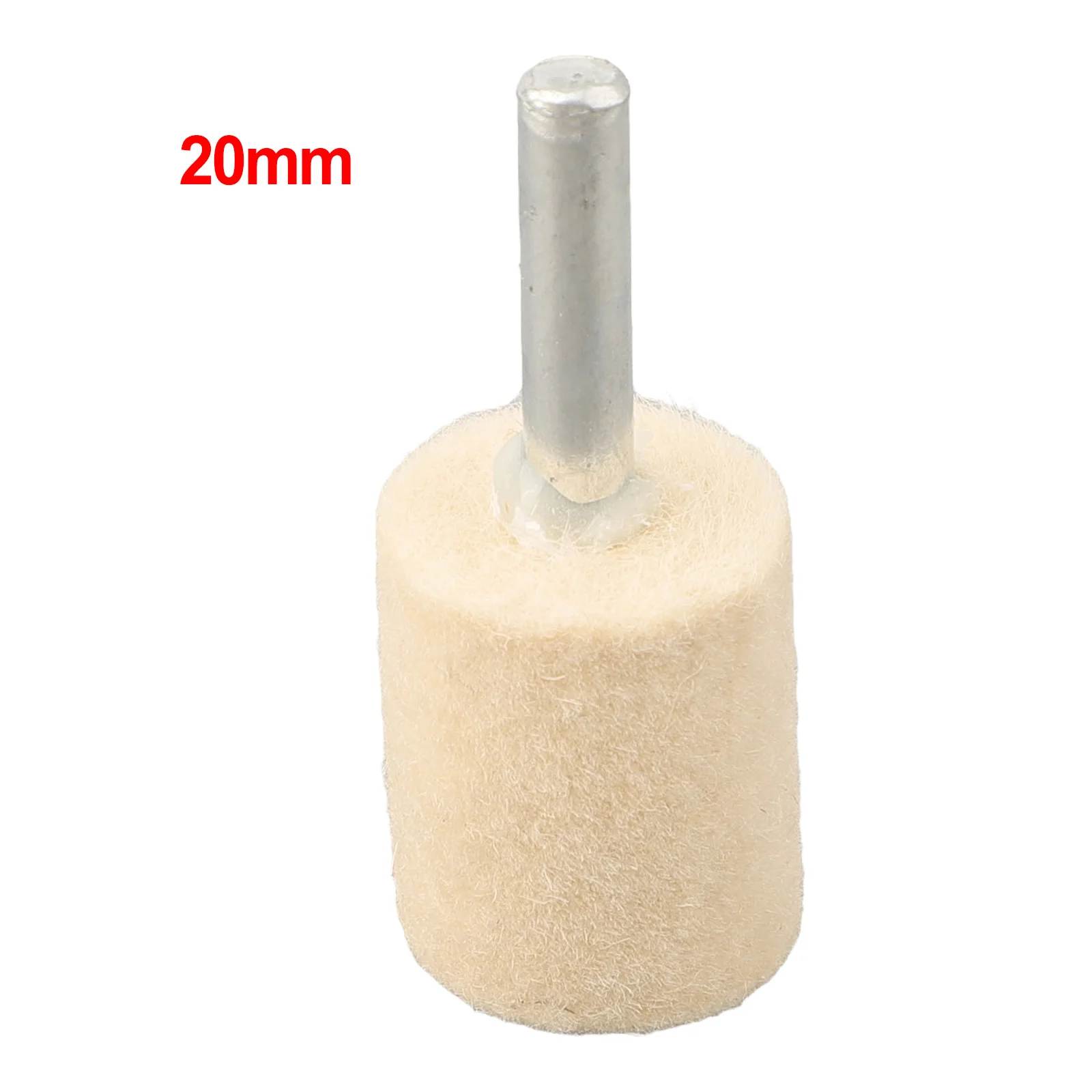 

Rotary Tools Wool Felt Grinding Head Silver Sturdy Versatile Sizes 6mm Beige Grinding Head Mounted Polishing Polishing Effect