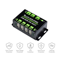 Industrial Grade 4-USB HUB Interface Expansion Board Module for RPI Raspberry Pi 3 3B 4 4B PC Laptop ,Switchable Dual Hosts